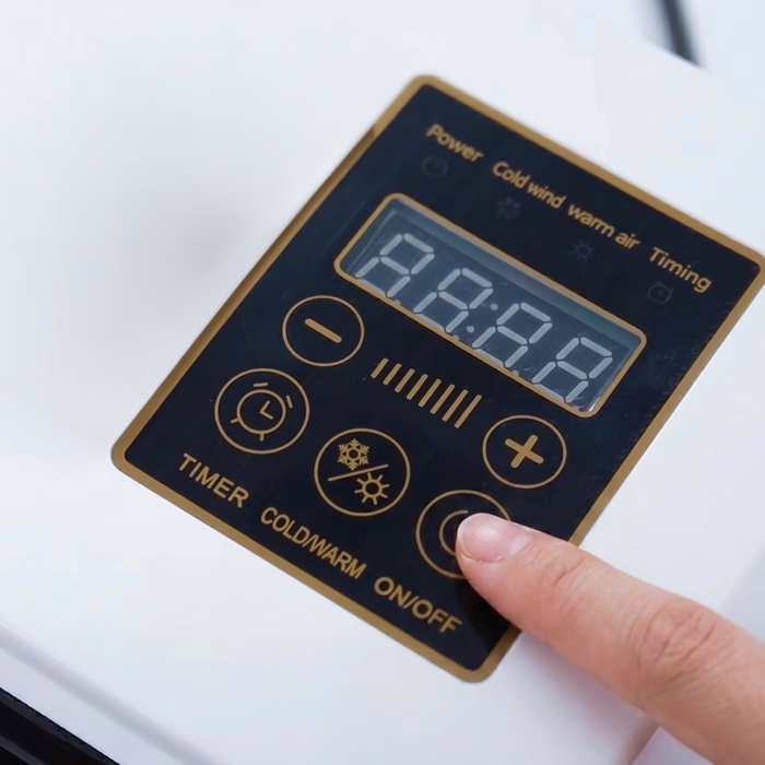 Choisir un mode BlizzAir sur l'écran tactile